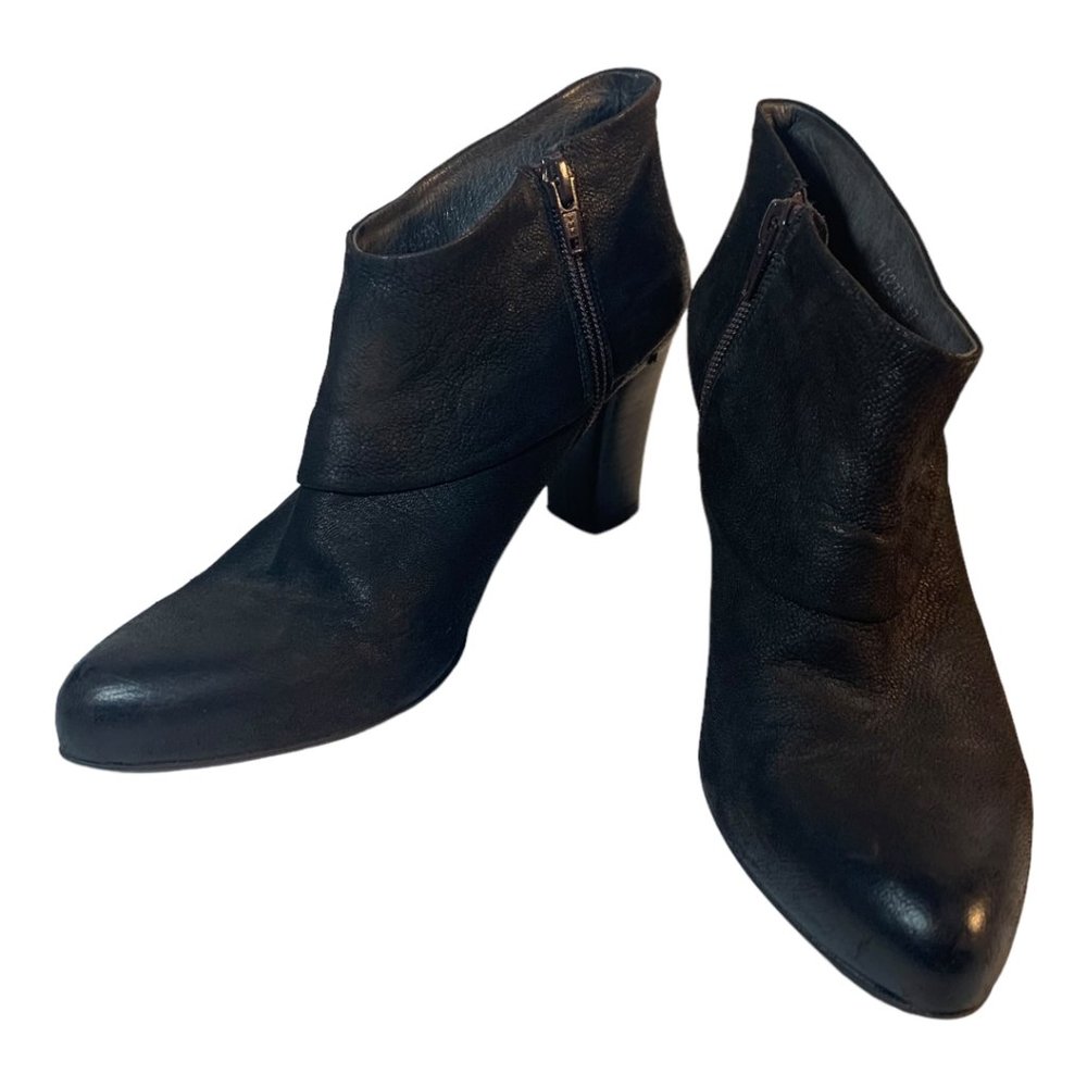 Carlo Pazolini Made In Spain Brown Leather Booties Size EU 37 US 6.5